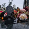 WIECZNY ZNICZ SOLARNY Statuetka dla DZIADKA na Grób Wszystkich Świętych LED