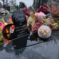 WIECZNY ZNICZ SOLARNY Statuetka dla DZIADKA na Grób Wszystkich Świętych LED