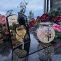 WIECZNY ZNICZ SOLARNY Statuetka dla DZIADKÓW na Grób Wszystkich Świętych