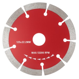 125MM 2MM TARCZA DIAMENTOWA SEGMENTOWA DO CIĘCIA GRESU PŁYTEK CERAMIKI SPIEKU