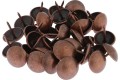 GUZIKI TAPICERSKIE BRĄZ MIEDŹ PINEZKI 11x17mm 20szt