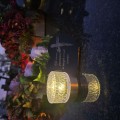 Znicz solarny LED   STATUETKA NA GRÓB wieczny lampion szkło akrylowe