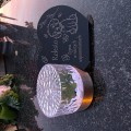 ZNICZ SOLARNY LED dla Psa/Kota statuetka serce  grawer IMIĘ  lampka 3D