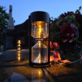ZNICZ SOLARNY LED LAMPION NA GRÓB STATUETKA NA CMENTARZ Z KRZYŻEM