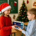 Prezent SKARBONKA WYKREŚLANA wyzwanie oszczędzanie NA MIKOŁAJKI ŚWIĘTA