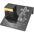 Solarny znicz LED STATUETKA NA CMENTARZ GRÓB DUŻA wieczna lampka nagrobna