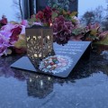 Solarny znicz LED STATUETKA NA CMENTARZ GRÓB DUŻA wieczna lampka nagrobna