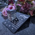 Solarny znicz LED STATUETKA NA CMENTARZ GRÓB DUŻA wieczna lampka nagrobna