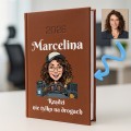 KALENDARZ KSIĄŻKOWY 2026 Dzienny PLANER A5 Twoja KARYKATURA ze zdjęcia