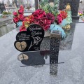 Znicz solarny  LED STATUETKA NA CMENTARZ GRÓB DUŻA wieczna lampka nagrobna