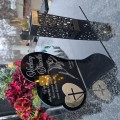 Znicz solarny  LED STATUETKA NA CMENTARZ GRÓB DUŻA wieczna lampka nagrobna