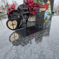 Znicz solarny  LED STATUETKA NA CMENTARZ GRÓB DUŻA wieczna lampka nagrobna