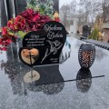 Znicz solarny  LED STATUETKA NA CMENTARZ GRÓB DUŻA wieczna lampka nagrobna