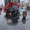 Znicz solarny  LED STATUETKA NA CMENTARZ GRÓB DUŻA wieczna lampka nagrobna