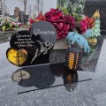 Znicz solarny  LED STATUETKA NA CMENTARZ GRÓB DUŻA wieczna lampka nagrobna