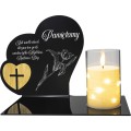 Znicz LED STATUETKA NA CMENTARZ GRÓB DUŻA wieczna lampka nagrobna lampion