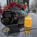 Znicz LED STATUETKA NA CMENTARZ GRÓB DUŻA wieczna lampka nagrobna lampion