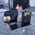 Znicz Kochany Dziadek LED Statuetka Pamięci Duży Lampion Grób DZIEŃ DZIADKA