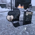Znicz Kochany Dziadek LED Statuetka Pamięci Duży Lampion Grób DZIEŃ DZIADKA