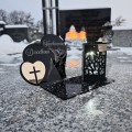 Znicz Kochany Dziadek LED Statuetka Pamięci Duży Lampion Grób DZIEŃ DZIADKA