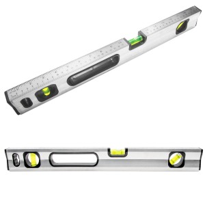 POZIOMICA 40CM 400MM ALUMINIOWA Z MAGNESEM WYMIARAMI 3 LIBELKI