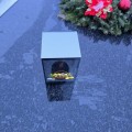 Znicz LED Wielkanocny koszyczek z jajkami lampion na grób dekoracja lustro