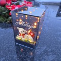 ZNICZ LED efekt płomienia LAMPION na GRÓB cmentarz WIELKANOC BARANEK