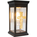ZNICZ SOLARNY LED LAMPION LAMPA NA GRÓB STATUETKA NA CMENTARZ