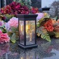 ZNICZ SOLARNY LED LAMPION LAMPA NA GRÓB STATUETKA NA CMENTARZ