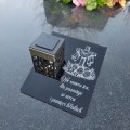 ZNICZ solarny LED STROIK na grób WIELKANOCNY znicze na cmentarz WIELKANOC