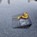 ZNICZ dekoracja STROIK na grób WIELKANOCNY podstawka na cmentarz WIELKANOC