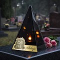 ZNICZ LED efekt płomienia LAMPION na GRÓB cmentarz WIELKANOC LATARENKA