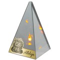 ZNICZ LED efekt płomienia LAMPION na GRÓB cmentarz WIELKANOC LATARENKA