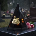 ZNICZ LED efekt płomienia LAMPION na GRÓB cmentarz WIELKANOC BARANEK