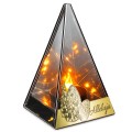 ZNICZ LED efekt płomienia LAMPION na GRÓB cmentarz WIELKANOC PISANKI