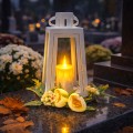 ZNICZ NA WIELKANOC WIELKANOCNY NA GRÓB CMENTARZ LATARENKA LAMPION LED