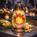 Znicz Wielkanocny Kurczaczek Znicze na Wielkanoc Ręcznie Malowany 24cm