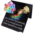 Znicze ZNICZ SOLARNY NA cmentarz GRÓB LED RÓŻA BIAŁY + RGB duży LAMPION